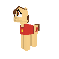 Mr. Conductor as a pony
