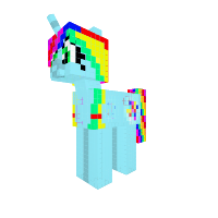 Rainbow Burst before she was a princess