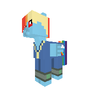 Rainbow Dash as a Villager