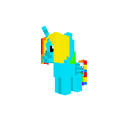 RainbowLightningwingfoal