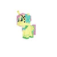 LIL fluttershy with tail