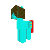 Brown Haired Blue Pony