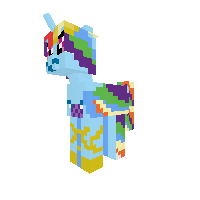 rainbow mane happy