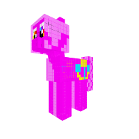pinkie pie with rainbow eyes