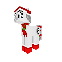 xmas base with misseltoe tail bands and shoes