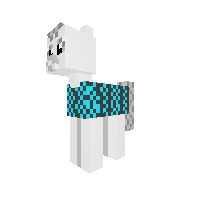 The pony with a fancy tee shirt