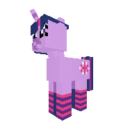 Twilight Sparkle in socks