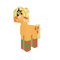 Appplejack in socks