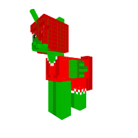 cristmas pony girl