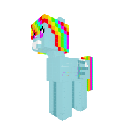 Smiling RainbowDash