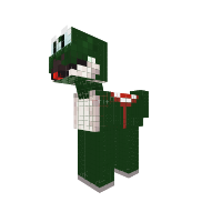 Dark Green Yoshi  Pony (Mario)