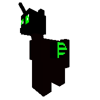 green on black