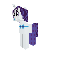 Rarity unicorn mermaid