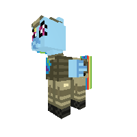 Military Rainbow Dash