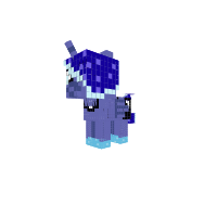 foal luna glittered mane