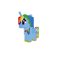 baby prinsess rainbow dash
