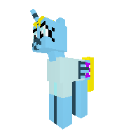 Elsa the winter making pony