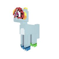 Rainbow Dash as a Cat