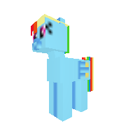 Different Cutie Mark on Rainbow Dash (Square)