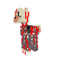 Dog with blood