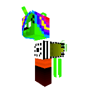 rainbow field grow struck (animatronic)