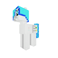 The blue pony
