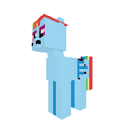 Rainbow Dash hare