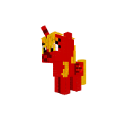 Princess Amber Sunflame (as a foal)