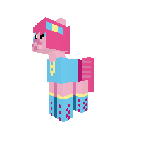 pinkie pie with her supper funny clothes