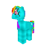 Rainbow Dash (Using Annzie's type of Shading)