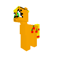 apple jack as a wolf (with hat)