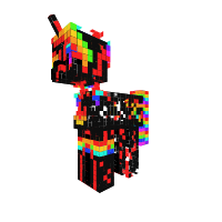 rainbow zombie!!