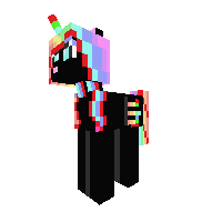 Dark rainbow princess