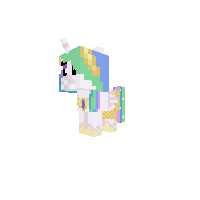 Foal Celestia in a gala dress