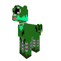 Licking all Wolf Animatronics