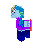 rainbow dash with call of pony dute suit on