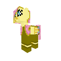 fluttershy with call of pony dute suit on