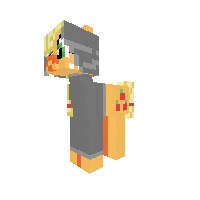 apple jack with call of pony dute suit on