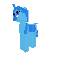 Blauwe Pony