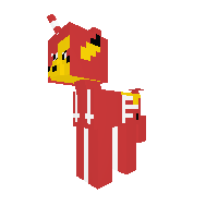 Pikachu with red clothes