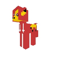 Pikachu with red clothes
