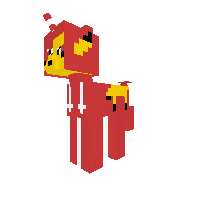 Pikachu with red clothes