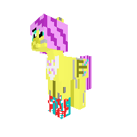 old flutter chica shy