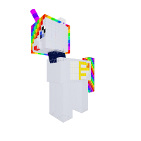 rainbow white