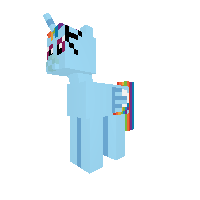 Alicorn Version Of Rainbow Dash