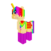 Princess Rainbow cupcake