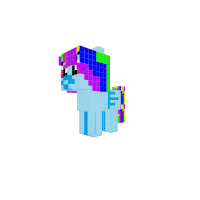 filly  Rainbowdash (with no Cuitemark)