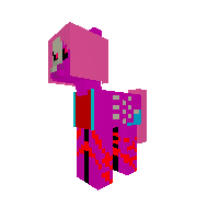 zombie ponies:polish paw mane in a red suit
