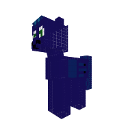 My blue pony