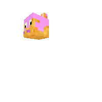 flaming peppa pig head